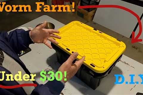 Iowa Panfishing: DIY Worm Farm for UNDER $30
