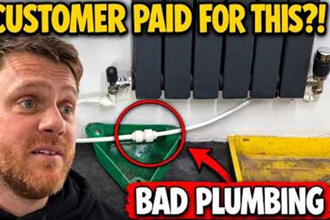 Customer Paid For THIS?! Fixing the Worst Plumbing I’ve Seen in 20 Years