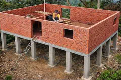 125 Days Alone Building a 46m² Dream House in the Forest | Off-Grid Life