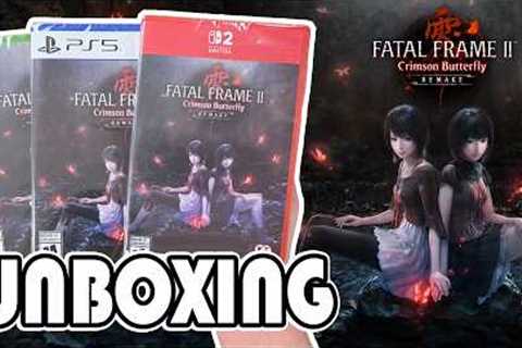 Fatal Frame II: Crimson Butterfly Remake (PS5/Switch 2/Xbox Series X) Unboxing