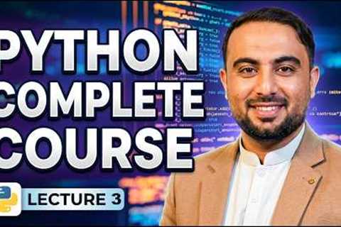 First Program in Python | Python for Beginners | Python Complete Course Lecture 3