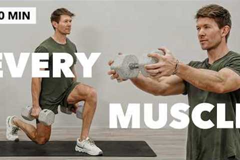 40 Min FULL BODY Dumbbell Workout That WORKS EVERYTHING