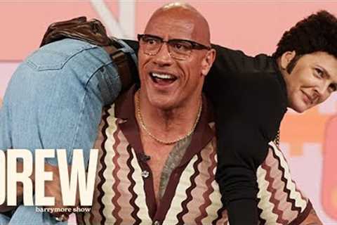 The Rock Reacts to Surprise Meme Recreation by Drew | The Drew Barrymore Show