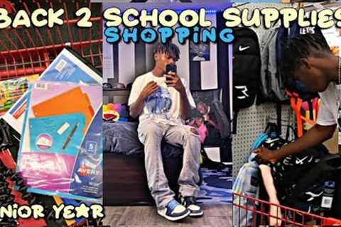BACK TO SCHOOL SUPPLIES SHOPPING 2023 || *teenage boy edition*