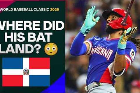 EPIC BAT FLIP 😱 Fernando Tatis Jr. drills a three-run home run for Team Dominican Republic in..