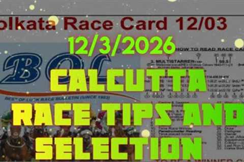 🔥 Calcutta Race Tips and Selection || The Mysore Race Club Ltd Cup 🏆
