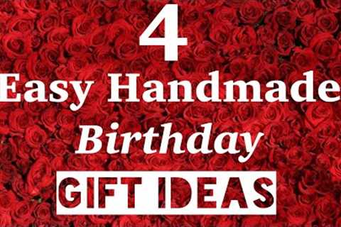 4 Easy Handmade Birthday Gift Ideas/Beautiful Handmade Gift Ideas For Birthday@ArtCraftByTulsi 