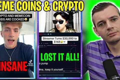 Let's Watch 30 Minutes of People Losing MILLIONS On Meme Coins &amp; Cryptocurrency