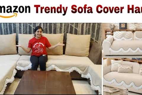 Amazon Trending French Sofa Cover Haul | Amazon Sofa Cover Review | Protect Your Sofa in Style😍