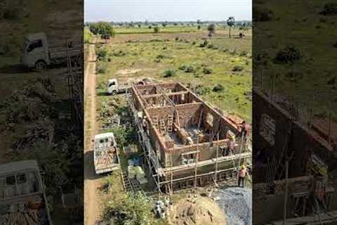 Village House Construction Transformation| From Empty Land to Beautiful Rural Home Full Building Pro