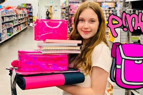 Only PINK Back to School Supplies! Sisters and Family