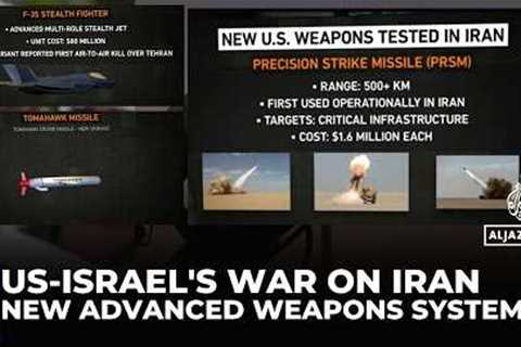 US weapons used in the Iran war | New military tech revealed