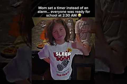 One small mistake… very early morning😂😭 #MomLife #Relatable #Funny #Parenting #FYP