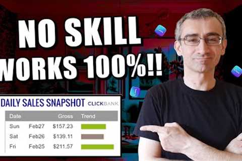 NO SKILLS REQUIRED! Earn $1400/Week With Clickbank Affiliate Marketing And Canva Method For Beginner