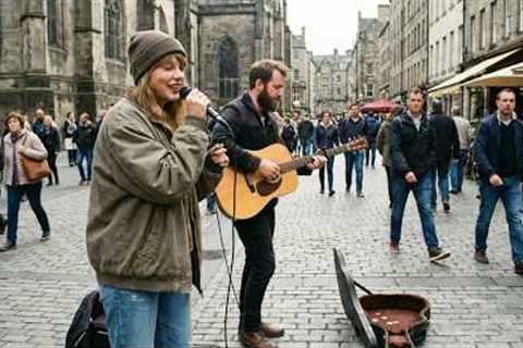 Taylor Swift Joins a Street Musician — The Crowd Has No Idea Who She Is