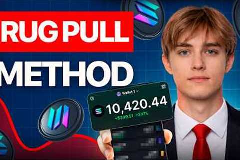 New Memecoins trading method with RUG PULL | How i turn 1 SOL into 77 SOL