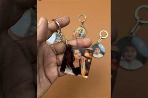 Square Shape Custom Photo Keychain | Personalized Gift Idea | JoyPiks