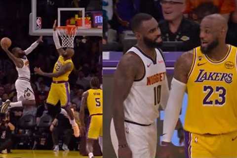 LeBron James HILARIOUS mic’d up convo with Tim Hardaway Jr 😂