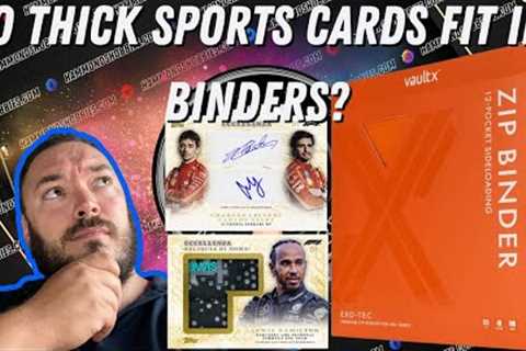 Which Binders to use to store Your Thicker Sports cards?