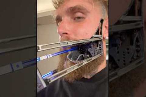 Jake Paul Put New Robotic Jaw!? 😳 #jakepaul #funny #boxing #viral #breakingnews
