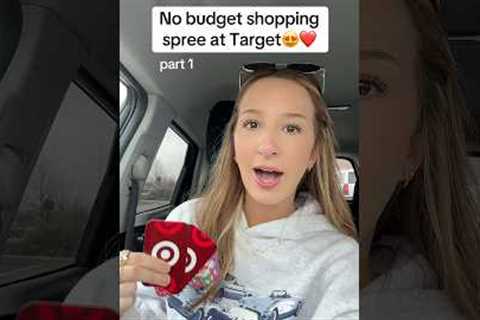 No budget shopping spree😍 #target #nobudgetshoppingspree #targetrun #targetfinds #shopping