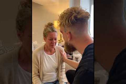 Jake Paul Mother Cried 🥺 #jakepaul #boxing #viral #funny #breakingnews