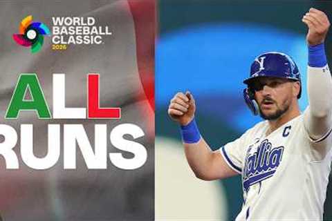 ALL RUNS: Team Italy strikes for eight runs against Team Puerto Rico! 🤌 | World Baseball Classic