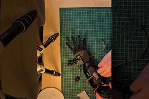 This is how i built my first robotic arm #robotics #coding #engineering