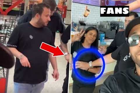 Neymar and Friends Roaring with Laughter! How Do Bodyguards React?