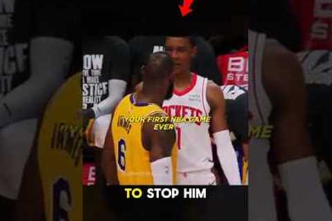 LeBron Taught Him a LESSON 😤🔥 #shorts