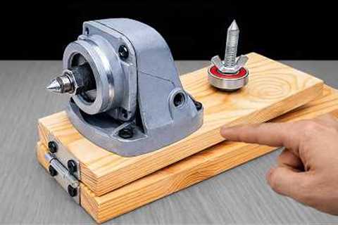 65-Year-Old Carpenter Turned an Old Angle Grinder Into an Amazing Woodworking Tool!