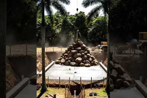 Paradise Pool Transformation #shorts #pool #construction