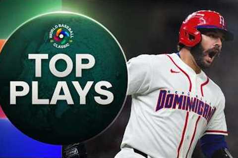 Top World Baseball Classic Plays of 3/13/26 (Dominican Republic, USA advance to semifinals!)