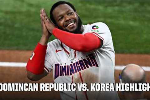 Dominican Republic vs. Korea | World Baseball Classic Quarterfinals Highlights