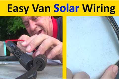 3 Ways To Run Solar Panel Wires Into Your Camper Van/Minivan For Van Life