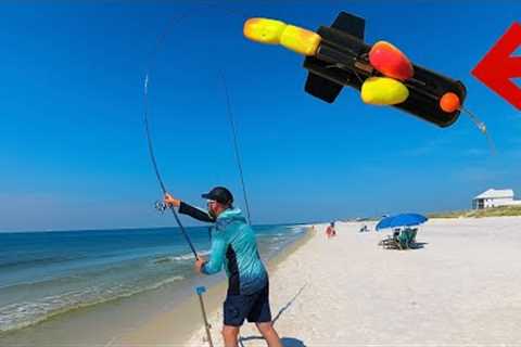 Fisherman’s Surf Fishing Camera Spots Something Crazy! 