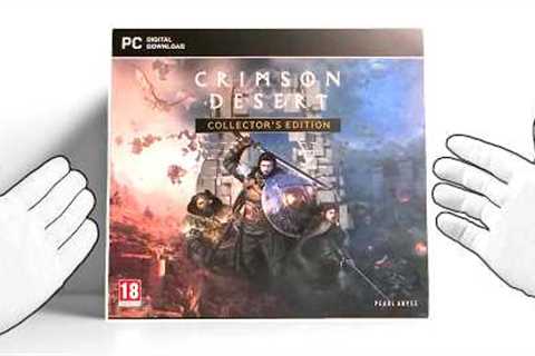 Unboxing CRIMSON DESERT Collector's Edition + Gameplay footage