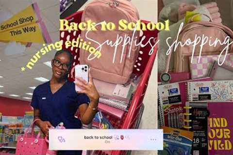 BACK TO SCHOOL SUPPLY SHOPPING + HAUL | NURSING EDITION