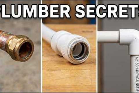 20 GENIUS Plumbing Secrets That Will Save You THOUSANDS!