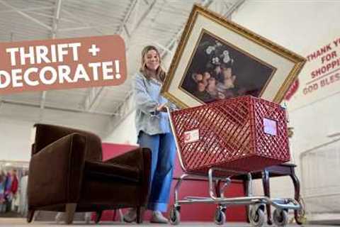 My best *thrift flip* ever!! | Home Decor Thrift + Decorate With Me | Goodwill Thrift Haul
