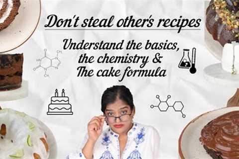 CAKE FORMULA to make a perfect cake every time | Eggless cake recipe development process