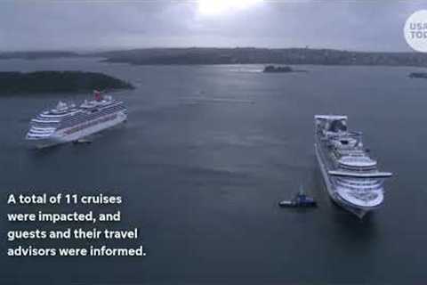 Carnival cancels nearly a dozen cruises