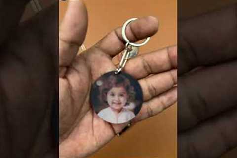 Circle Shape Custom Photo Keychain | Personalized Gift Idea | JoyPiks