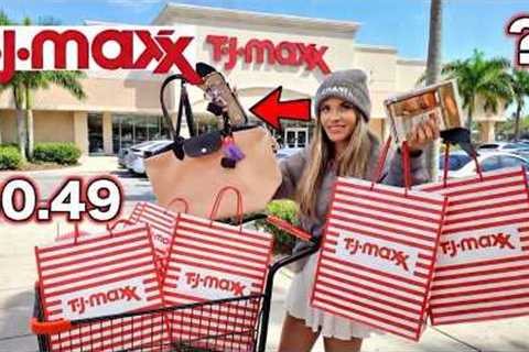 TJ MAXX NO BUDGET SHOPPING SPREE! Girly Edition | Found DESIGNER For ONLY $0.49!