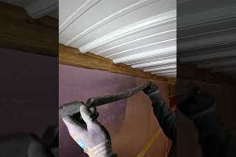 Post frame interior #diy #remodel #contractor #construction #tools #fyp #build