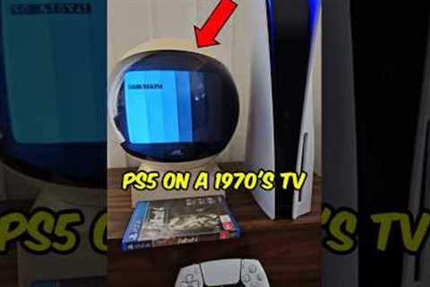 Playing PS5 GAMES on a 50-Year-Old Sphere TV 📺