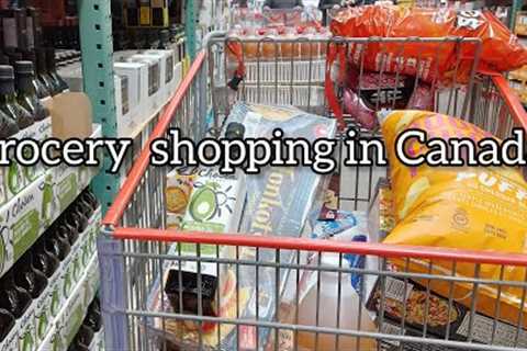 Grocery Shopping Compilation in Canada 🛒Summary of June and July grocery shopping with prices.