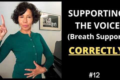 Breath Support for Singing - CLEARLY &amp; CORRECTLY explained - FINALLY!
