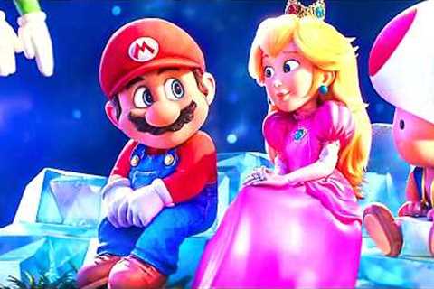 Mario gazes lovingly at Princess Peach THE SUPER MARIO GALAXY MOVIE Trailer (2026)
