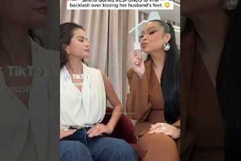 Selena Gomez RESPONDS to viral backlash. 👀 #selenagomez #rarebeauty #viral #fyp